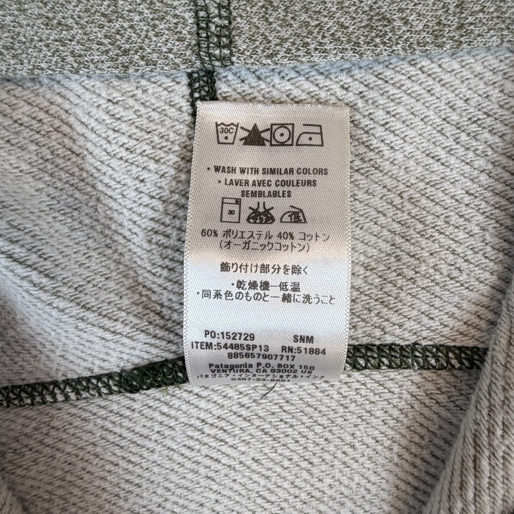 Patagonia Cloud Stack Pullover Hoodie Green Womens Medium - Picture 12 of 12